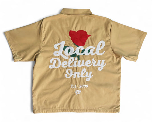 Local Delivery Button Up (Tan)