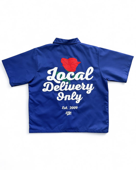 Local Delivery Button Up (Royal Blue)