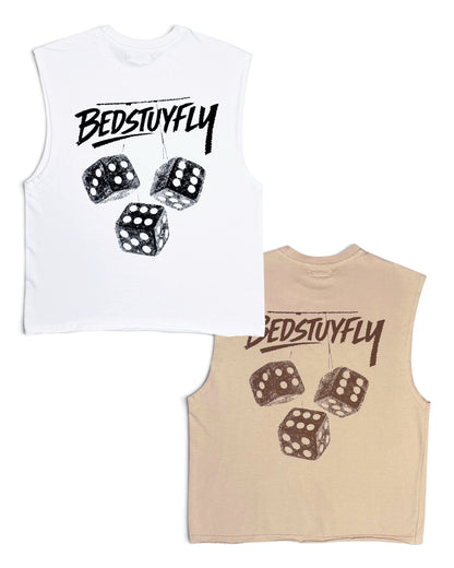 456 Raw Edge Sleeveless T-shirt