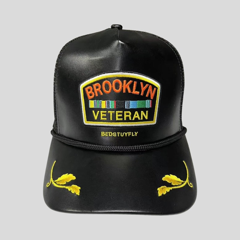 Brooklyn Veteran Leather Cap