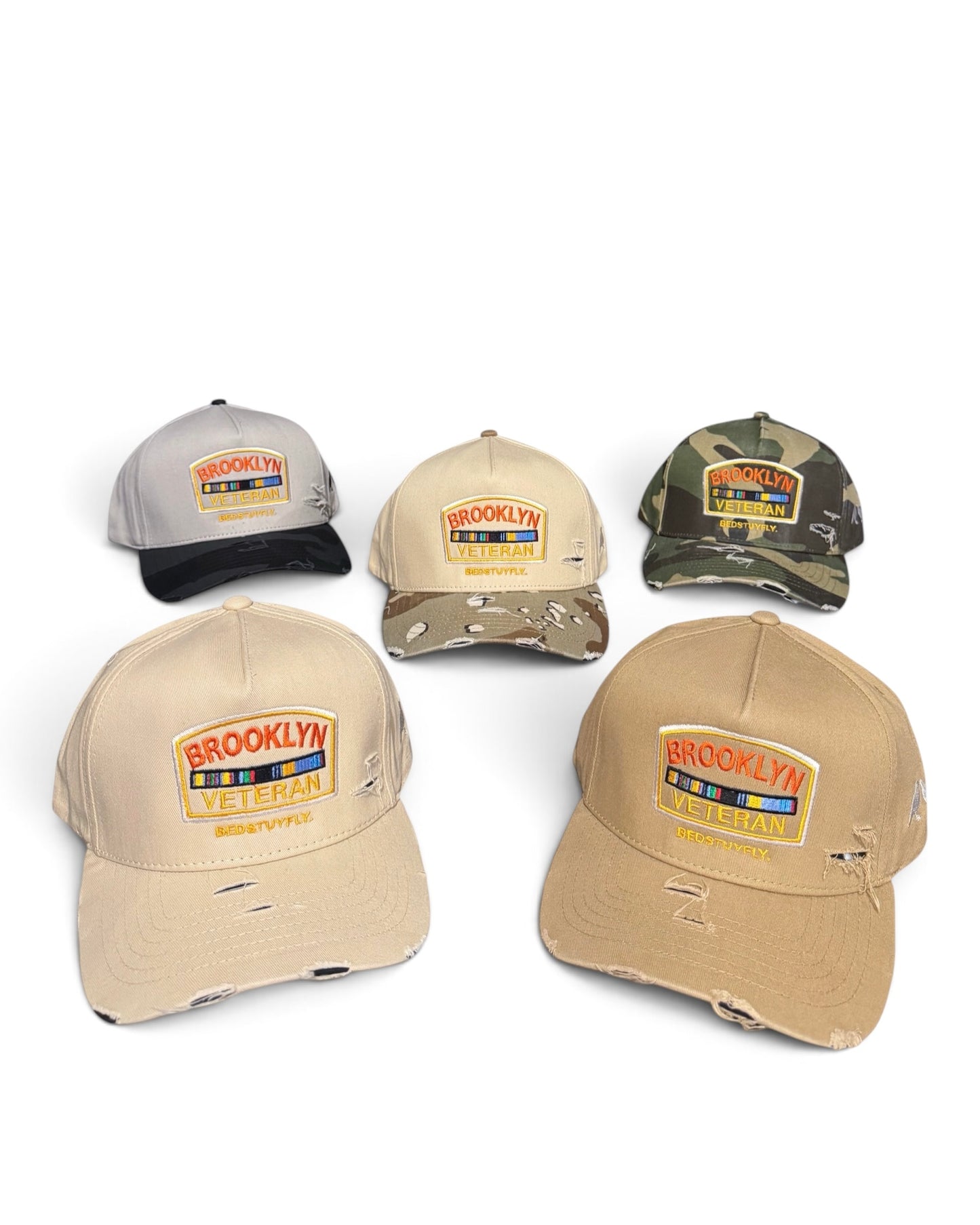 Brooklyn Veteran Distressed Cap