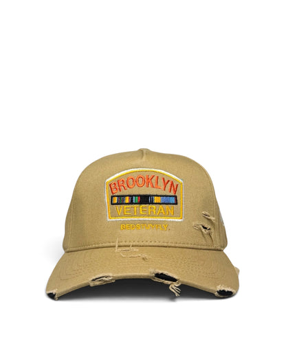 Brooklyn Veteran Distressed Cap