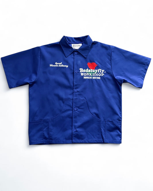 Local Delivery Button Up (Royal Blue)