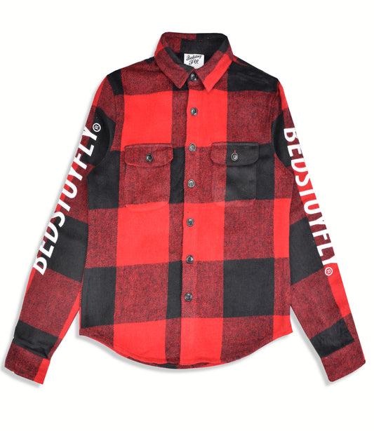 BEDSTUYFLY PLAID WORKSHIRT