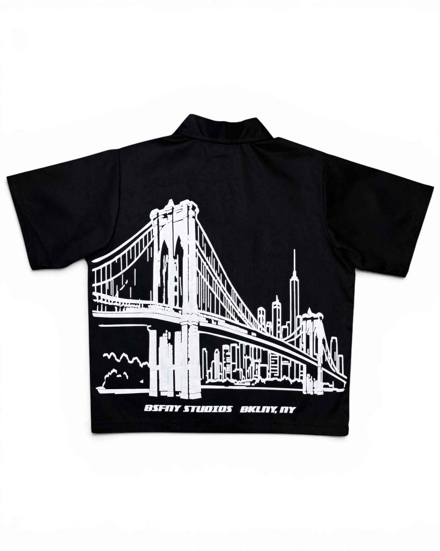 Brooklyn Bridge Button Up (Black)