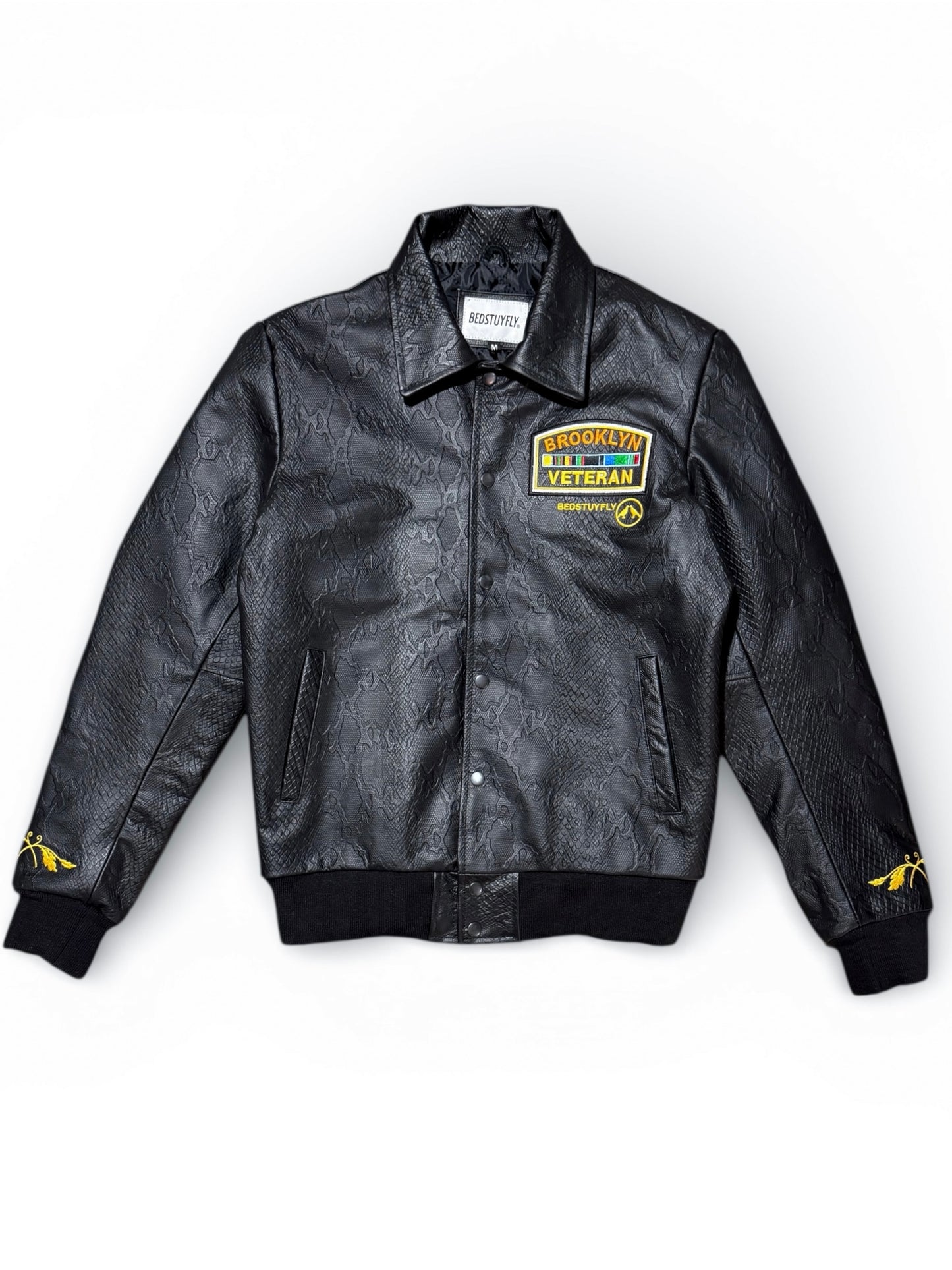 Brooklyn Veteran Snakeskin Leather