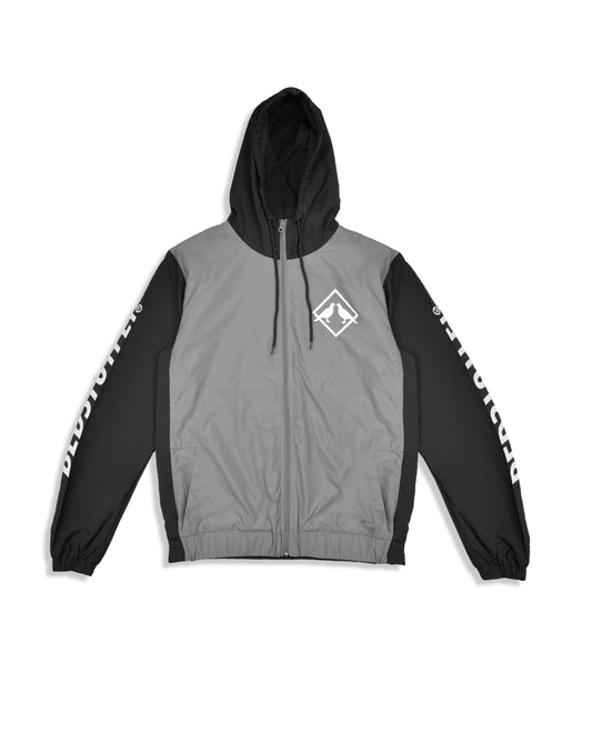 2.0 Windbreaker Hoodies(Gray/Black)