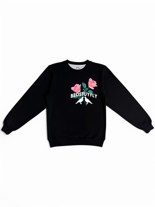Give'm Roses Sweatshirt Black