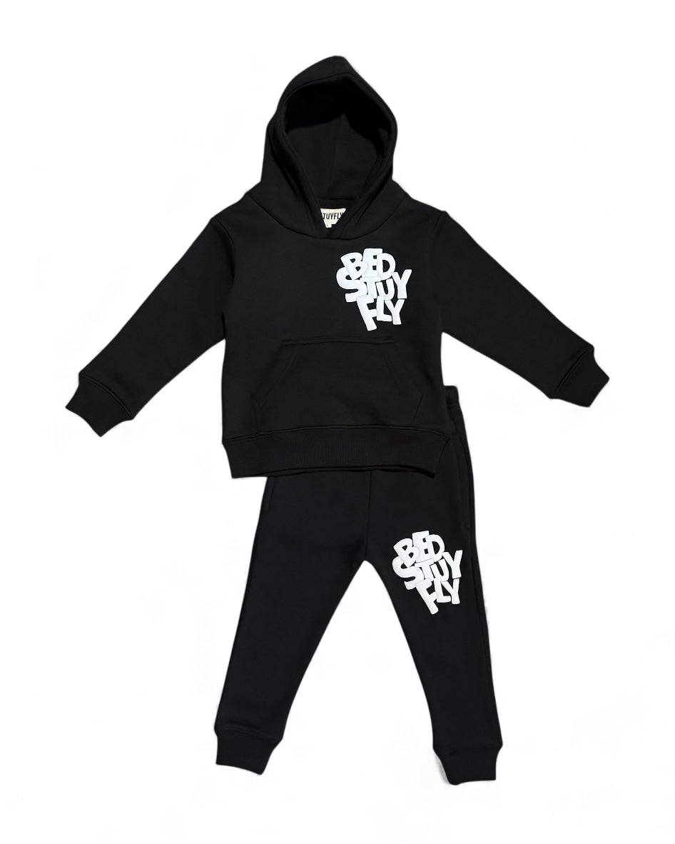Bedstuyfly Kids Studio Sweatsuit (Black)