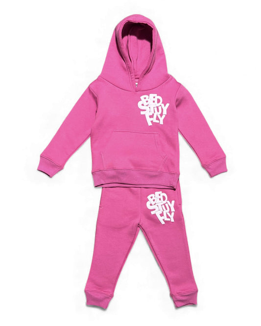 Bedstuyfly Kids Studio Sweatsuit (Pink)