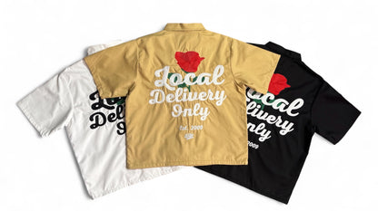 Local Delivery Button Up (Black)
