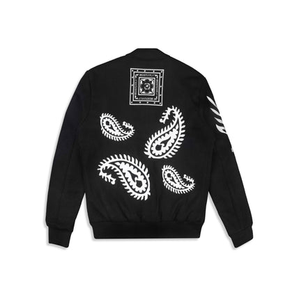 Paisley Varsity (Blk)