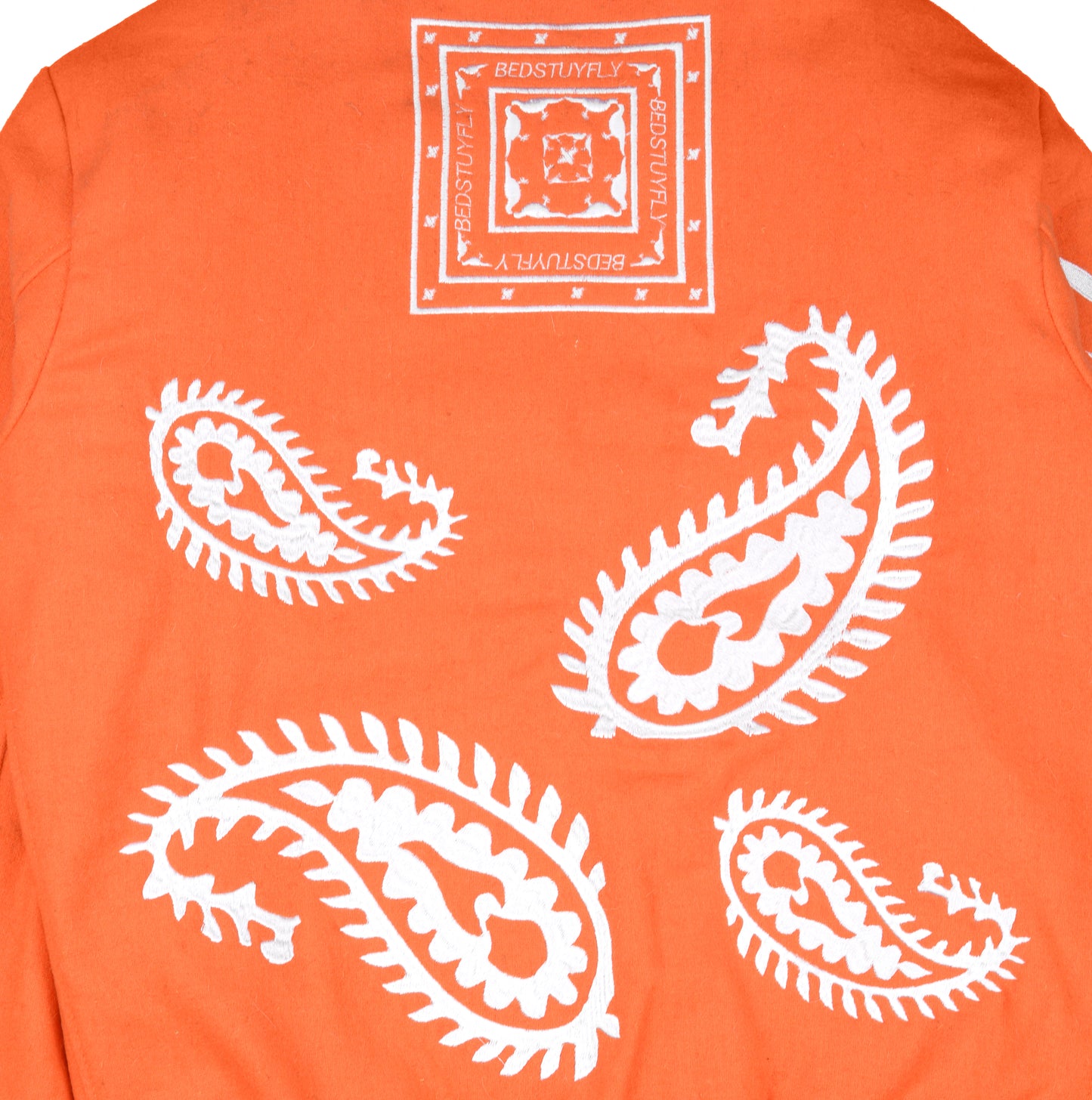 Paisley Varsity (Orange)