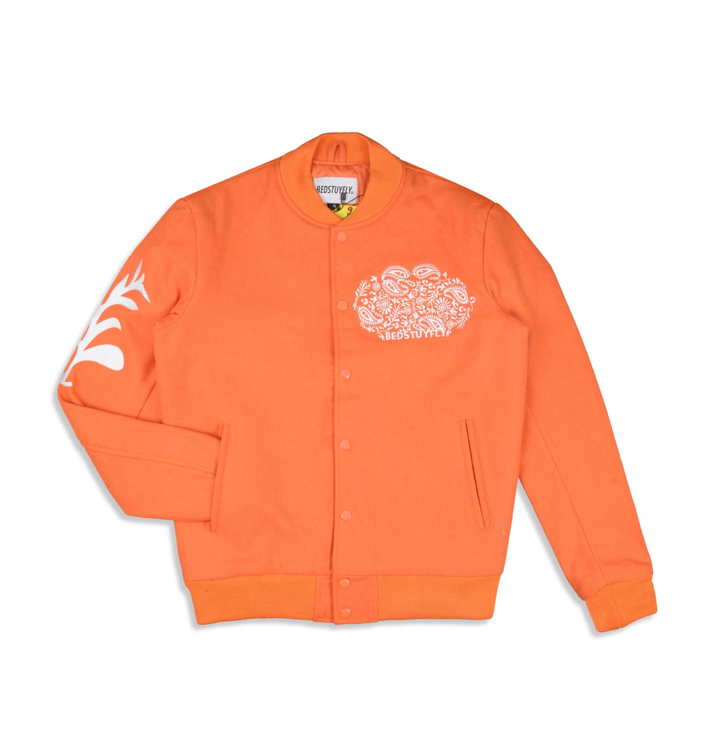 Paisley Varsity (Orange)