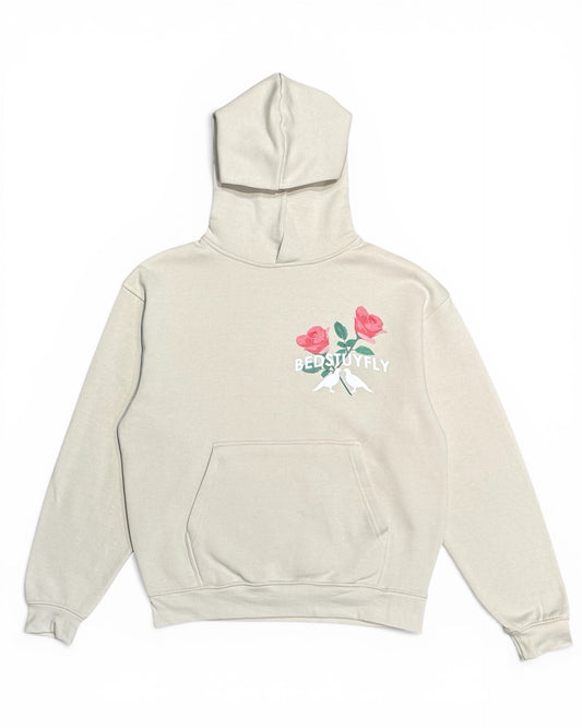 Give'm Roses Hoodie (Cream)