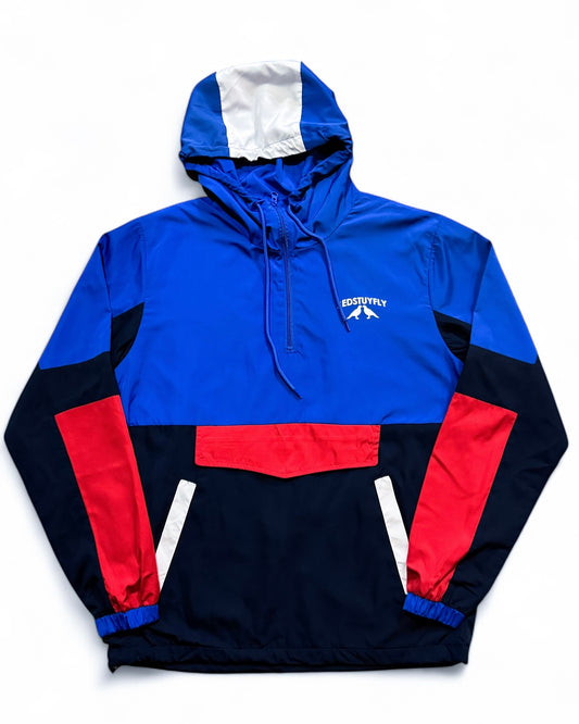 Runner Windbreaker Hoodies (Blu Multi)