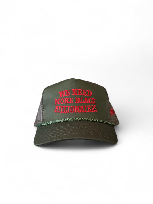 WNMBB TRUCKER (OLIVE/RED)