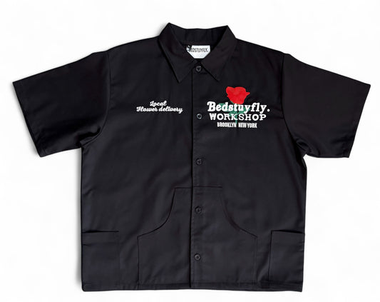 Local Delivery Button Up (Black)