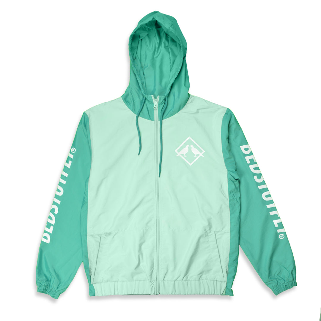 2.0 Windbreaker Hoodies( Mint) - Bedstuyfly