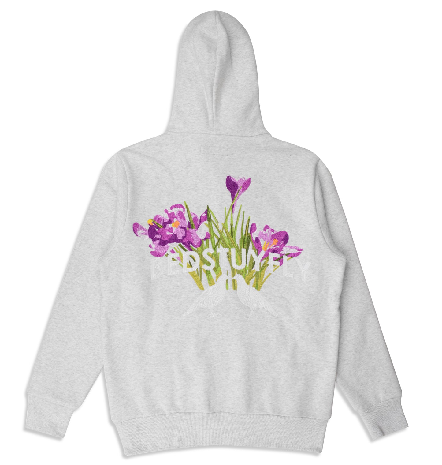 G'ivem Flowers Hoodie  (Gray) - Bedstuyfly